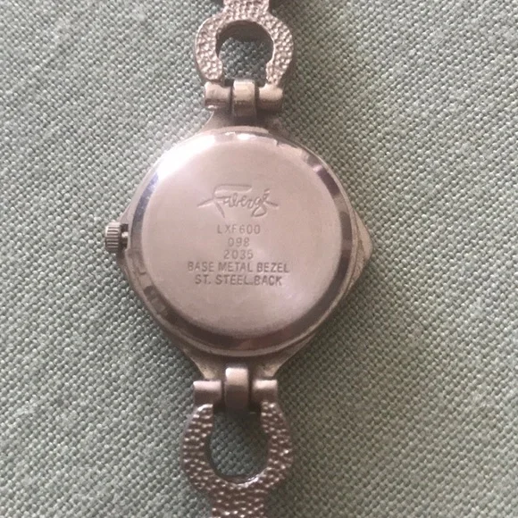 Fabergé Silver-Tone Marcasite Accent Ladies Bracelet Watch - Picture 3 of 3